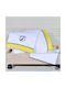 Nautica Baby Sheets Set Cradle Cotton Yellow 75x110cm 3pcs