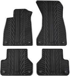Gledring Set Front and Back 4pcs for Audi A5 2016 Black