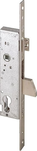 Cisa Recessed Lock Safe deposit box Recessed Locks with Cylinder and Center 30mm Silver