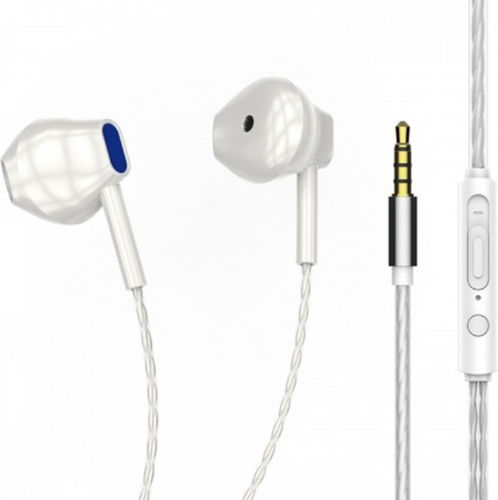 Moxom MX-EP13 Earbuds Handsfree με Βύσμα 3.5mm Λευκό