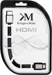 Kruger & Matz KM0325 HDMI 1.3 HDMI Male - Mini HDMI Male 1.8m Black