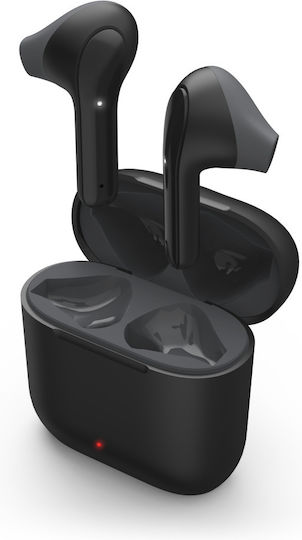 HAMA Freedom Light Earbud Bluetooth Handsfree Earphones with Charging Case Black