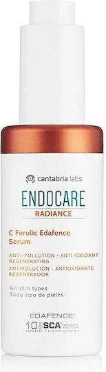 Cantabria labs Endocare Radiance C Ferulic Edafence Αντιγηραντικό Serum Προσώπου με Βιταμίνη C 30ml