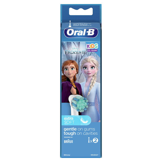 Oral-B Kids Electric Toothbrush Replacement Heads 2 Pieces for 3+ Years