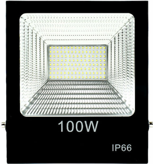 Wasserdicht LED Flutlicht 100W Kaltweiß 6000K IP66