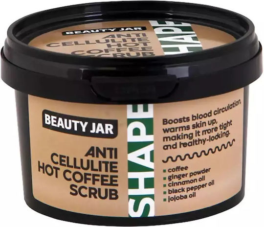 Beauty Jar Shape Anti-cellulite Scrub για Κυτταρίτιδα & Σύσφιξη Hot Coffee 250gr