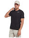 Graphic Move Sportliches T-Shirt Schwarz