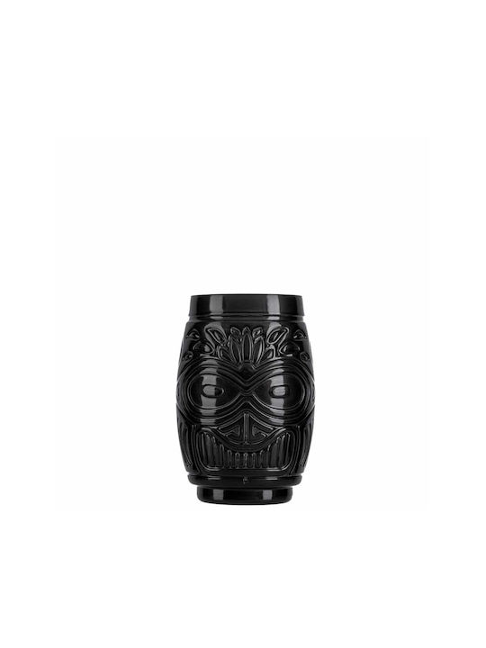 Uniglass Fiji Gläser-Set Cocktail/Trinken aus Glas in Schwarz Farbe 500ml 6Stück
