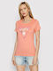 Guess Damen T-Shirt Coral