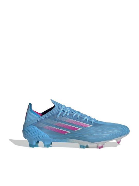 adidas X Speedflow.1 Ποδοσφαιρικά Παπούτσια με Τάπες FG Sky Rush / Team Shock Pink / Cloud White