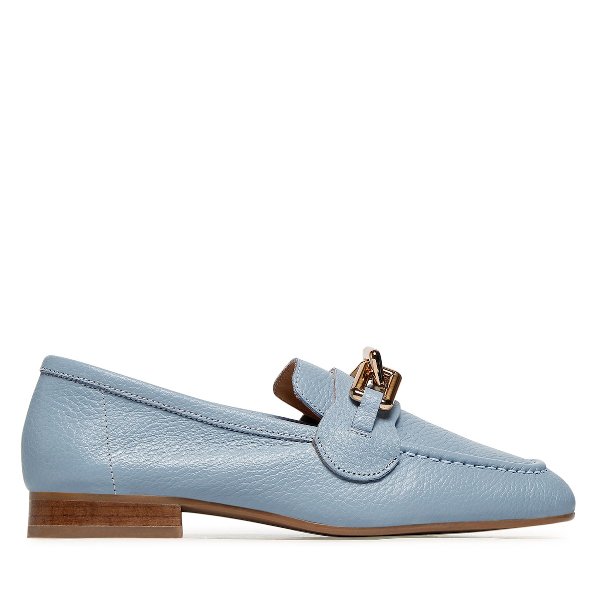 powder blue loafers