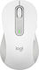 Logitech Signature M650 Ασύρματο Bluetooth Ποντίκι για Αριστερόχειρες Off-White