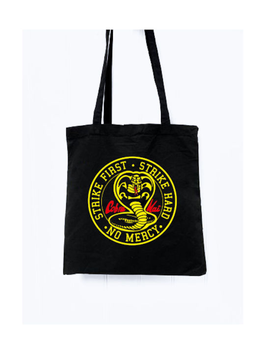 Чанта за пазаруване Cobra Kai в черно