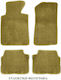 Carner Set of Front and Rear Mats 4pcs for Mercedes-Benz S 1998-2005 Beige