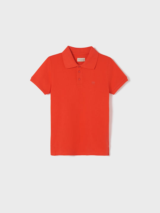 Mayoral Kids Polo Short Sleeve Red