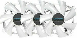 Lamptron Icecloud+ Gehäuselüfter 120mm 3Stück Weiß