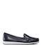 Δερμάτινα Γυναικεία Loafers Navy Antic