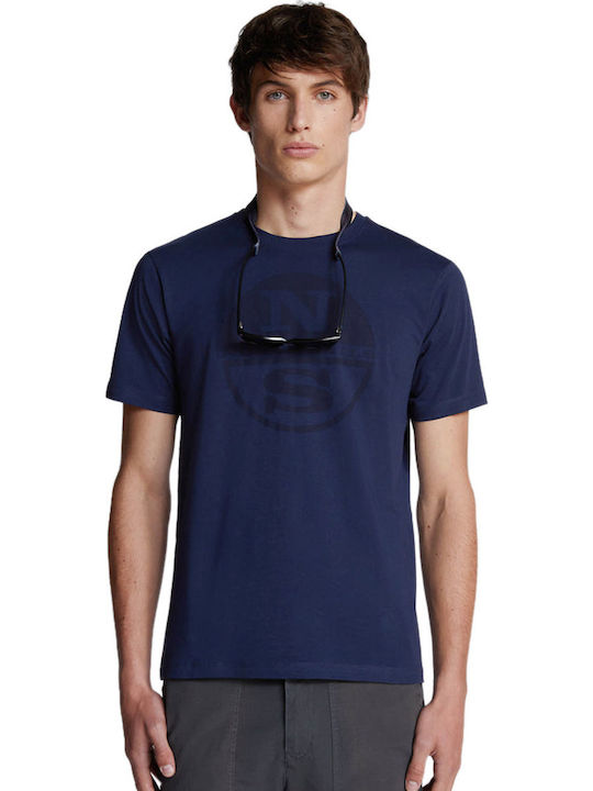 North Sails T-shirt Navy Μπλε