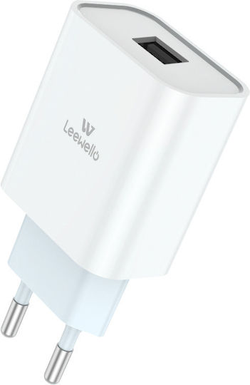 Leewello Charger Without Cable with USB-A Port 20W Quick Charge 3.0 Whites (CDQ-064)