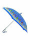 4teen-4ty Umbrelă Pentru Copii Baston Albastră Cu Diametru 76cm