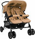 vidaXL Adjustable Double Stroller Suitable for ...