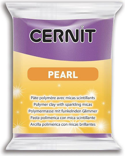 Cernit Pearl Polymer Clay Lila 56gr