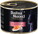 Dolina Noteci Premium Wet Food for Adult Cats In Can with Salmon 1pc 185gr