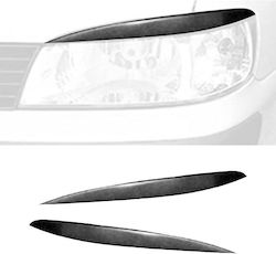 Motordrome Front Headlights Eyebrows for Seat Cordoba / Ibiza 6K2 1999-2002