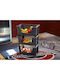 Homeplast Carina Lebensmittelregal Kunststoff 3 Ebenen Graue 34x48.5x25cm
