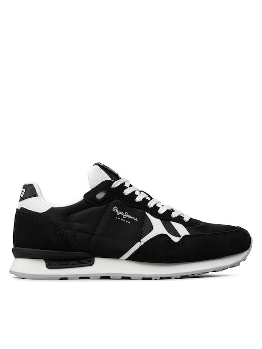 Pepe Jeans Britt Divided Bărbați Sneakers Negre