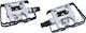 FLR PM-MP121 Multi Pedale de bicicletă Clipless Argintiu
