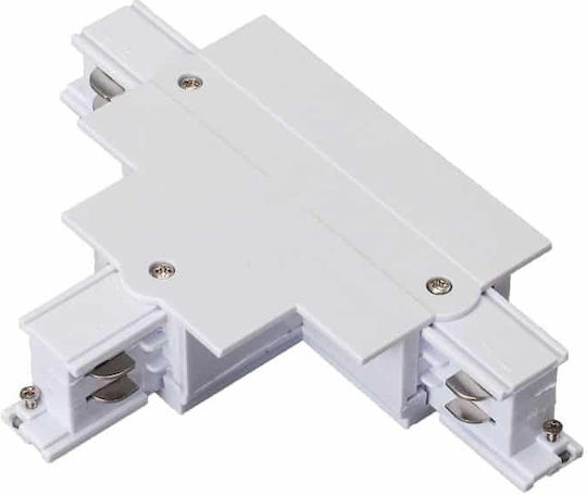 Geyer Schienenverbinder für Leuchten aus Aluminium Weißer RLTC-T-W
