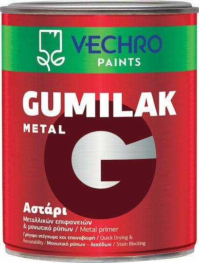 Vechro Gumilak Metal Αστάρι Μεταλλικών Επιφανειών Suitable for Metal 0.375lt