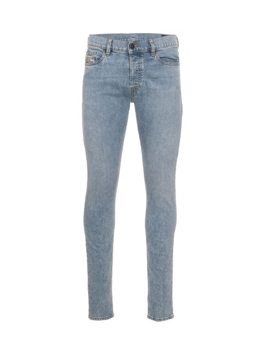D-luster Herren Jeanshose Elastisch mit Slim Passform Hellblau