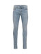 D-luster Herren Jeanshose Elastisch mit Slim Passform Hellblau