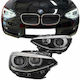 Depo Предни светлини Ангелски очи LED за BMW Серия 1 F20 / F21 2011-2014 2бр