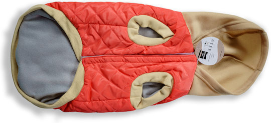 Glee Fleece / Waterproof Dog Coat with Hood with 25cm Back Length