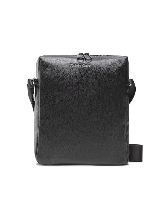Calvin Klein Must Reporter Ανδρική Τσάντα Ώμου / Χιαστί σε Μαύρο χρώμα