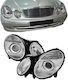 Depo Front Lights for Mercedes-Benz E Class W211 Chrome 2002-2006 2pcs
