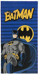 Kinder-Strandtuch Blau Batman 140x70cm