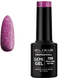 Elixir Semi Gel Хибриден Лак за Нокти 728 Spicy...