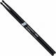 Tama Hickory Drumsticks Drums Traditional Series 5B with Tip Shape Oval in Black Color