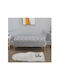 Wooden Gray Bench Stool 118x45x42cm
