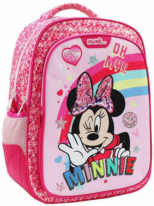 Must MInnie Oh My!! School Bag Backpack Elementary, Elementary in Pink color