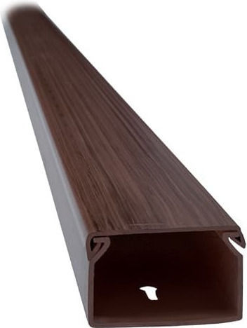 Elmark Cable Channel with Perforated Stand Made of Brown Plastic 2m