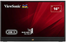 Viewsonic VA1655 IPS Монитор 16" FHD 1920x1080 с Време за Реакция 7мс GTG