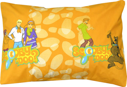 Viopros Set Kids Pillowcases Made of 100% Cotton 50x70cm 30 Orange