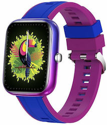 Colmi P8 BR 43mm Smartwatch mit Pulsmesser (Blu...