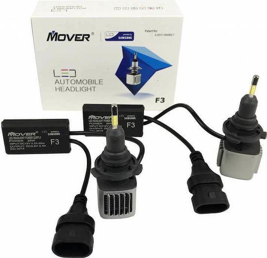 Mover Samsung Lamps Car F3 HB3 LED 6500K Cold White 12V 26W 2pcs