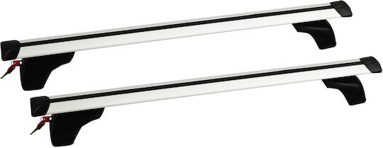 G3 Aluminum Car Roof Bars Pacific Airflow 127cm for Ford Fusion 5D Set with Roof Rack Legs